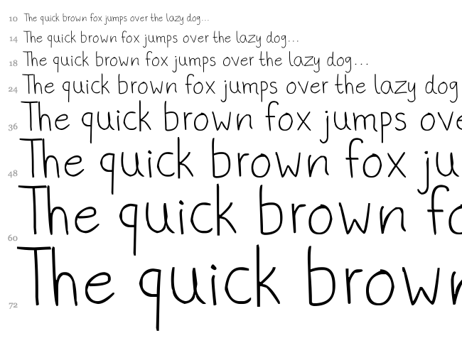 Phitradesign Handwritten font waterfall